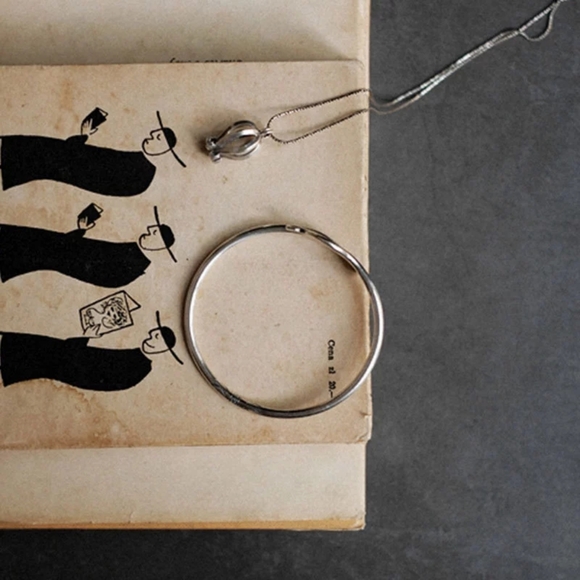 NEW Peacock Sterling Silver Feather Open Bracelet - Picture 13 of 15